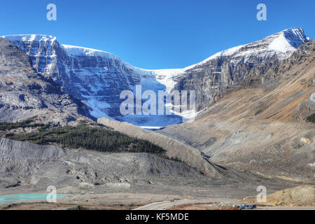 The Dome Glacier in Jasper National Park, Canada Stock Photo