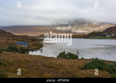 Loch Stack, Sutherland, Scotland, United Kingdom Stock Photo