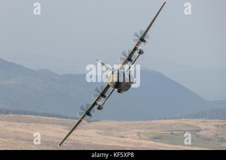 The Mach Loop in Wales is a military low level training location