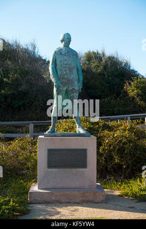 Francois Joseph Paul de Grasse statue Virginia Beach VA Stock Photo