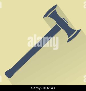 Medieval Battle Axe Stock Vector