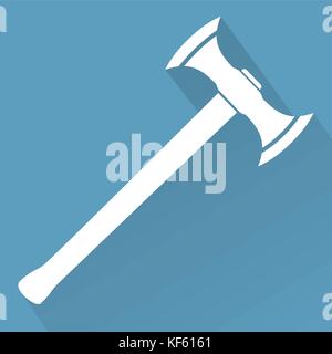 Medieval Battle Axe Stock Vector