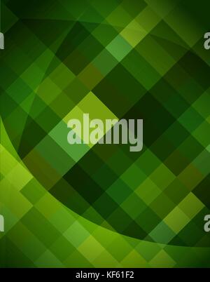 Abstract triangle and rectangle shape color mosaic background Stock Vector