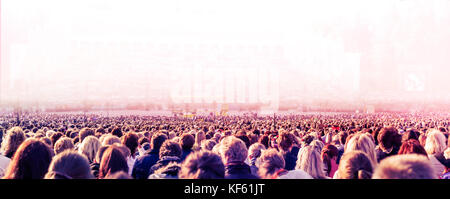 Large crowd of people Stock Photo