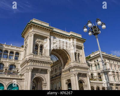 Gallery Vittorio Emanuele II in Milan Stock Photo