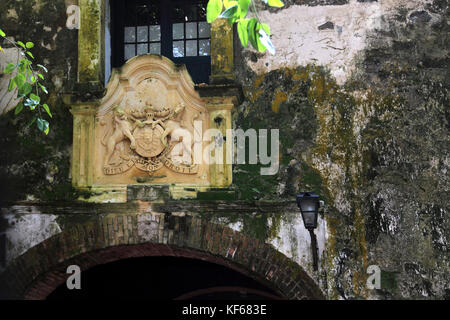 Queens Street, Old Gate Of The Galle Fort, Sri Lanka, With The British 