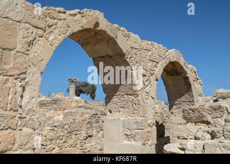 Kourion, ancient town, Agora, Limassol, Cyprus Stock Photo