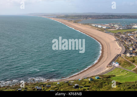 Chesil Beach, Isle of Portland, Dorset, England, United Kingdom Stock Photo