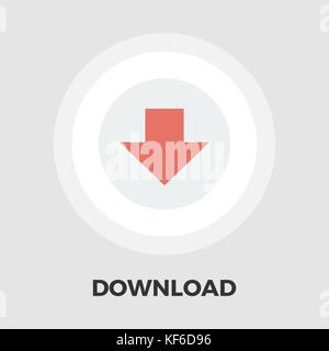 Download flat icon Stock Vector