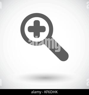 Scale single flat icon. Stock Vector