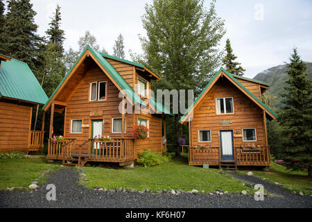 Usa Alaska Coopers Landing Kenai River Fishermen Fishing On