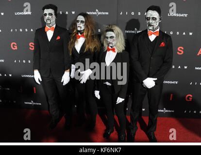 Los Angeles, CA, USA. 25th Oct, 2017. at arrivals for JIGSAW Premiere, ArcLight Hollywood, Los Angeles, CA October 25, 2017. Credit: Dee Cercone/Everett Collection/Alamy Live News Stock Photo