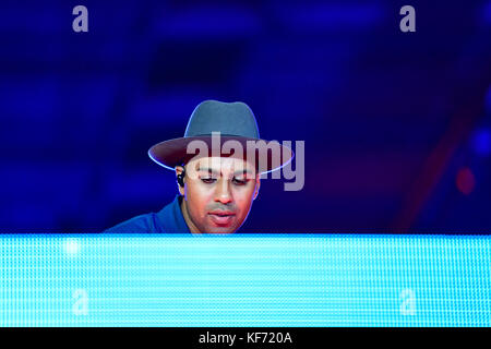 London, UK. 26th Oct, 2017. DJ - Martin2Smooth during Six Day London - day 3 event on Thursday, 26 October 2017, London England. Credit: Taka Wu/Alamy Live News Stock Photo