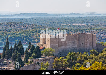 Sibenik St. Michael Fortress Stock Photo