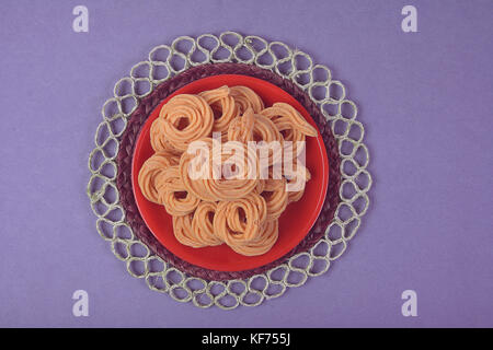 Indian Recipe Murukku Stock Photo