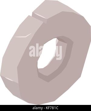 Primitive tool icon, isometric style Stock Vector