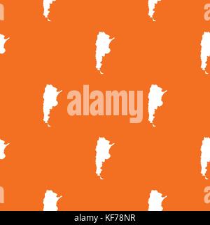 Map of Argentina pattern seamless Stock Vector