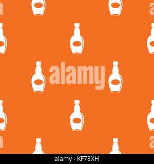 Big bottle pattern seamless Stock Vector