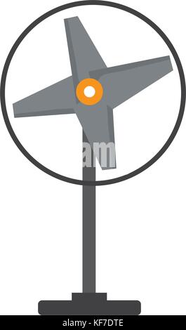 fan icon over white background vector illustration Stock Vector