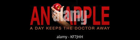 an apple a day keeps the doctor away Stock Photo