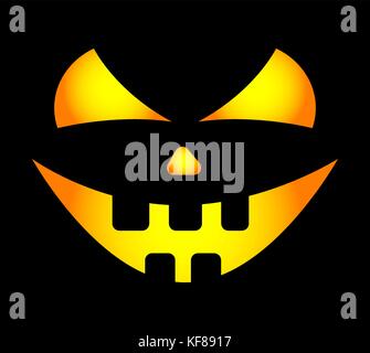 Jack O Lantern Black and White Stock Vector Image & Art - Alamy