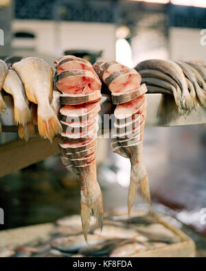 Fresh fish for sale, Ver-o-peso market hall, Belem, Brazil Stock Photo ...