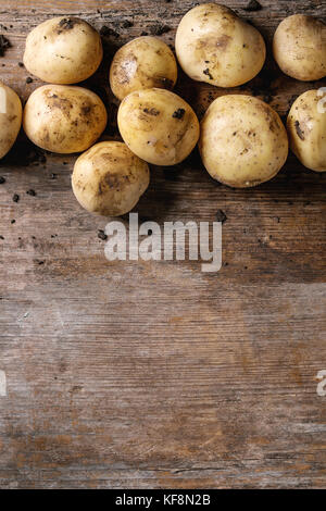 Raw organic potatoes Stock Photo