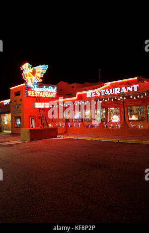 USA, Utah, the Thunderbird Restaurant in Mount Carmel Stock Photo