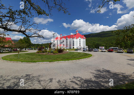 RiverWalk Resort at Loon Mountain in Lincoln, New Hampshire. Stock Photo