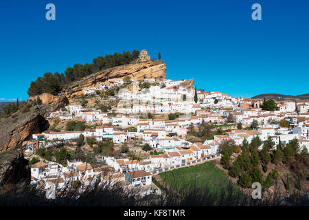 Montefrio,Granada Province, Andalusia, southern Spain. Typical white mountain town. Stock Photo