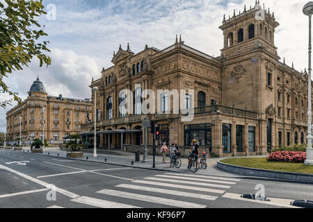 Victoria Eugenia Theater in the city of San Sebastian, province of Guipuzcoa, Basque Country, Spain Stock Photo