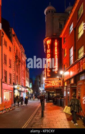 The Windmill strip club, Great Windmill Street in London's West End Stock Photo