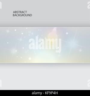 abstract background, vector template, glow and stars Stock Vector