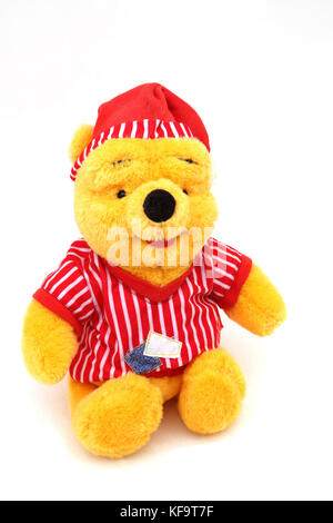 Disney's Winnie The Pooh In Night Clothes Soft Toy Stock Photo