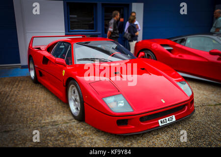 The Ferrari F40 Is A Mid Engine Rear Wheel Drive Two Door Coupe