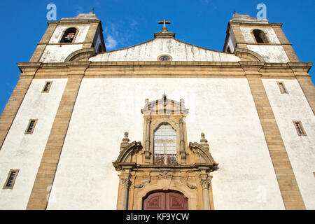 Santa Maria da Devesa church, Castelo de Vide, Portugal Stock Photo