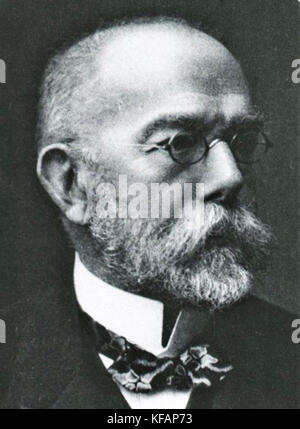 Robert Koch, Robert Heinrich Hermann Koch, German physician and pioneering microbiologist. Stock Photo