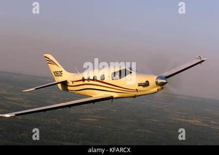 Farnborough F1 Kestrel prototype flying Stock Photo