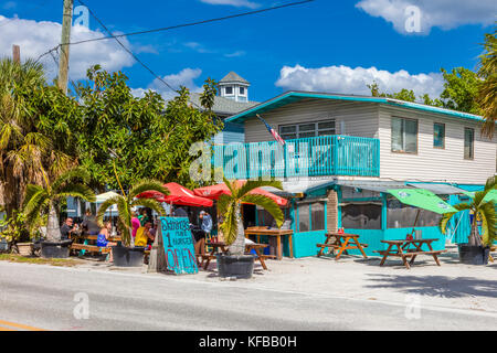 Skinny's Place in Holmes Beach on Anna Maria Island, Florida, United States Stock Photo