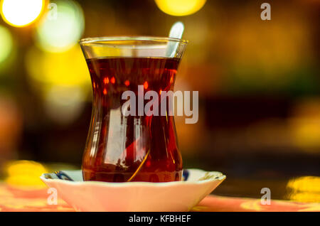 Traditional Turkish tea Stock Photo