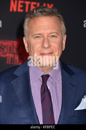 Los Angeles, USA. 26th Oct, 2017. Paul Reiser  arrives at the Premiere Of Netflix's 'Stranger Things' Season 2 at Regency Bruin Theatre on October 26, 2017 in Los Angeles, California Credit: Tsuni / USA/Alamy Live News Stock Photo