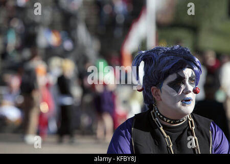 London, UK. 25th July, 2017. Fans display their Cosplay costumes at London Comic Con England Credit: Theodore Liasi/ZUMA Wire/Alamy Live News Stock Photo