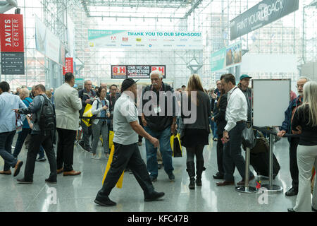 New York, United States. 26th Oct, 2017. Visitors enter New York PhotoPlus Expo 2017 at Jacob Javits Center Credit: Lev Radin/Pacific Press/Alamy Live News Stock Photo