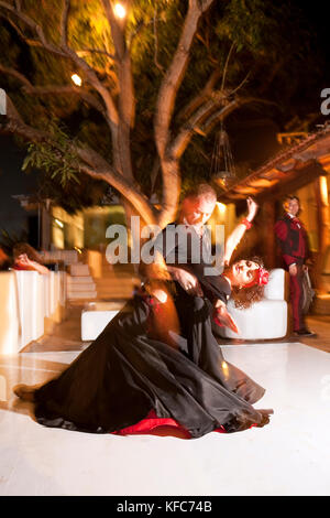 MEXICO, San Pancho, San Francisco, La Patrona Polo Club, Evening entertainment following the match, local Mariachi music Stock Photo