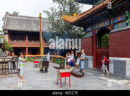 Lama Temple in Beijing China Stock Photo