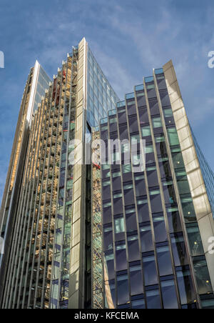 LONDON, UK - AUGUST 25, 2017:  Exterior view of the Willis building in Lime Street, City of London Stock Photo