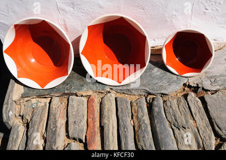 Traditional Monsaraz pottery. Alentejo, Portugal Stock Photo