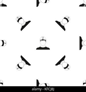 Parking attendant pattern seamless black Stock Vector Image & Art - Alamy