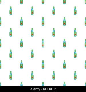 Refill bottle pattern, cartoon style Stock Vector