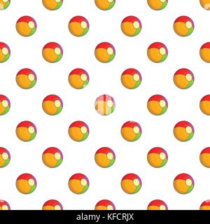 Ball pattern, cartoon style Stock Vector